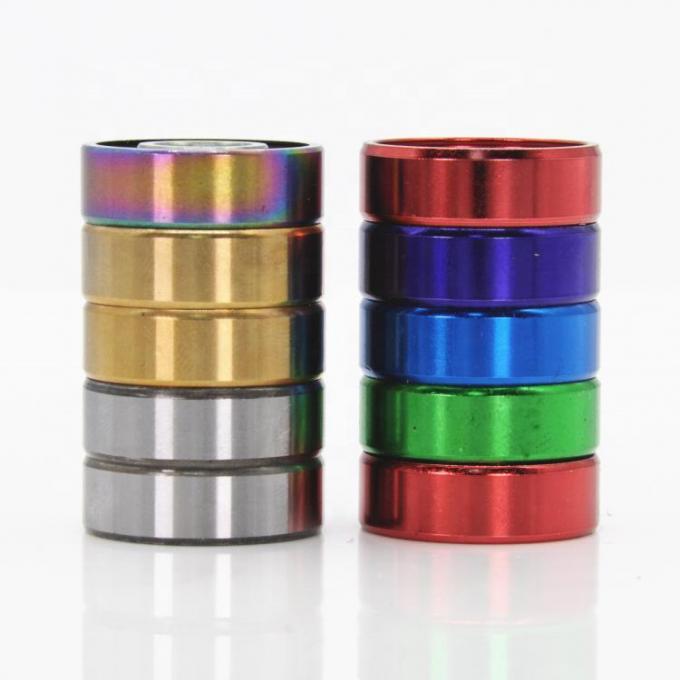 حرفه ای 608 ABEC 11 اسکت بورد چرخ لوله های رنگارنگ 8 PCS / Box 0