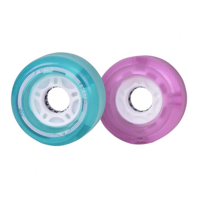 50MM-59MM LED روشن چرخ اسکت بورد PU کروزر چرخ اسکت بورد 1