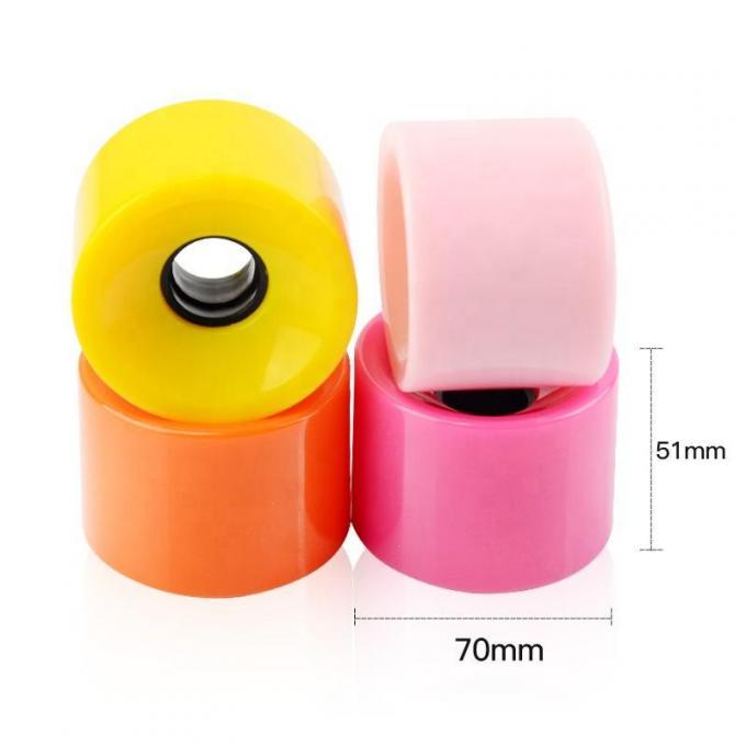 Wholesale Custom Printed PU Slide 70mm Long Board صفحه بلند Wheels for صفحه بلند