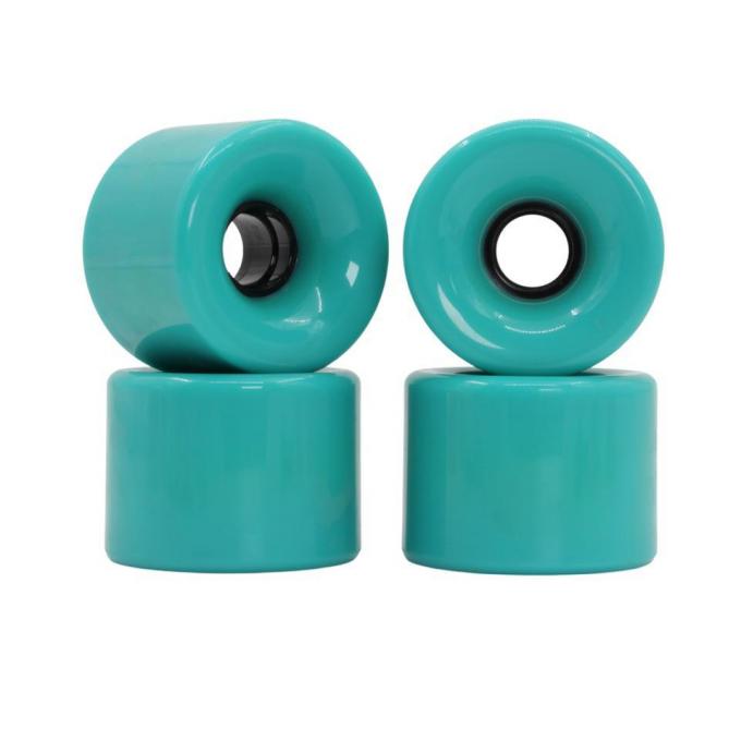 سفارشی سازی چرخ های اسکت بورد PU سبز 50MM-59MM چرخ های اسکت بورد بلند 0