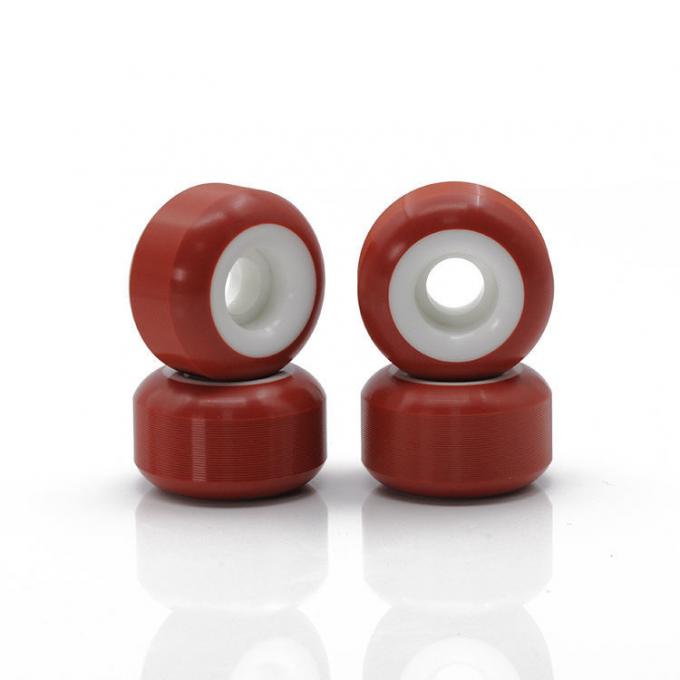 50mm-59mm چرخ های اسکت بورد پلی اورتان 92A-104A سختی مقاومت در برابر فرسایش 1